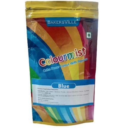 Refill pouch for powder colour bottle