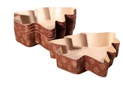 Tree Shape Paper Mold (100gm/Bottom160/140Height35MM)