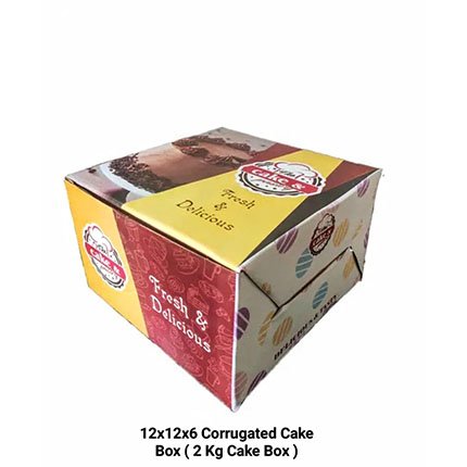 Cake Box 12/12/6 – Rs. 19 ( 1 Box ) MOQ (100 Box)