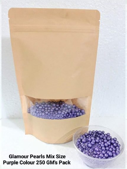Glamour Pearls Purple Colour (250gm)