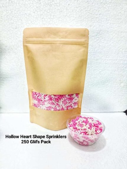 Hollow Heart Shape Sprinklers (250gm)