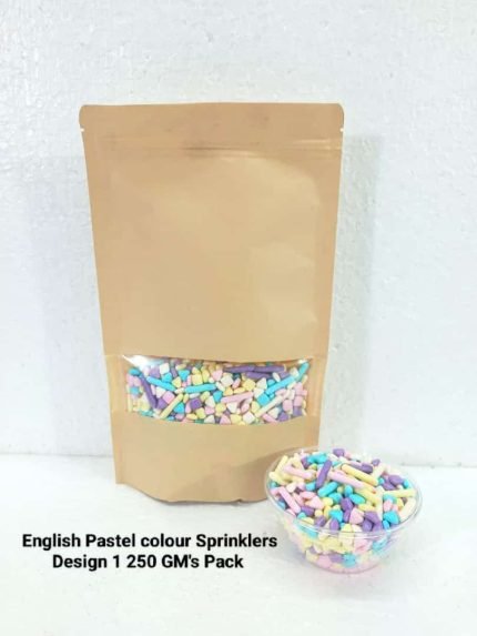 English Pastel Colour Sprinklers (250gm)