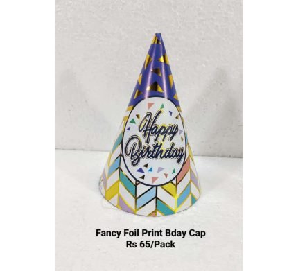 Fancy Foil Print Cap