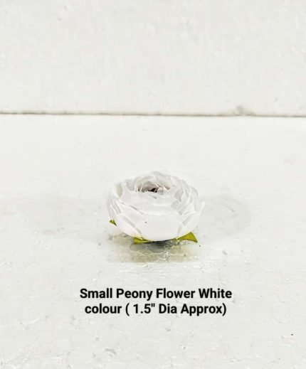 Peony White Flower (Rs.5.50/1pc/Moq100pc)