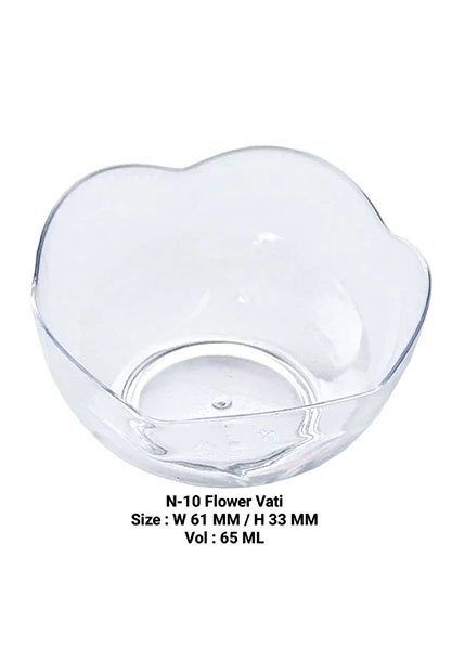 N-10 Flower Vati Rs. 4.50 (1 Pc ) MOQ  (100Pcs)
