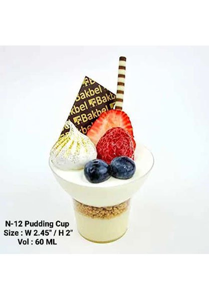 N-12 Pudding Cup Rs. 4.50 (1 Pc ) MOQ (100Pcs)