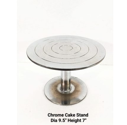 Chrome Cake Stand