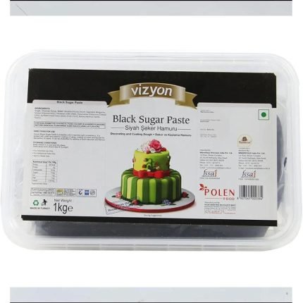 Vizyon Black Sugarpaste (Fondent 1kg)