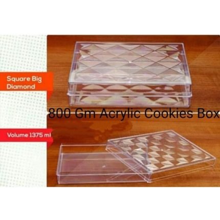 25 Cavity Diamond Acrylic Cookies Box – Rs.110 (1Pc) (Moq 12 Pcs)