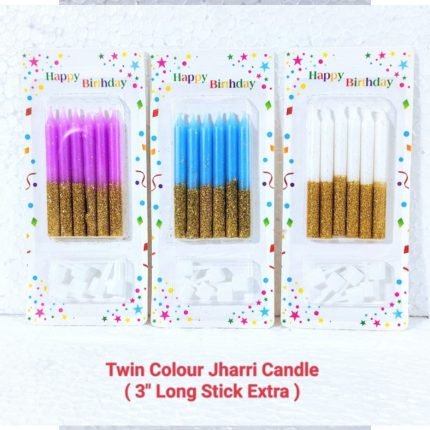 Twin Colour Jharri Candle