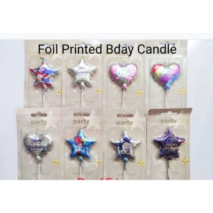 Foil Printed Bday Candle