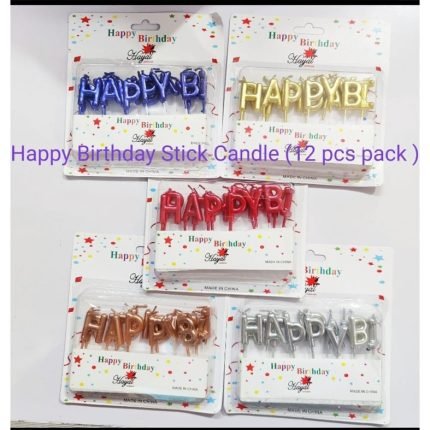 Happy Birthday Stick Candle