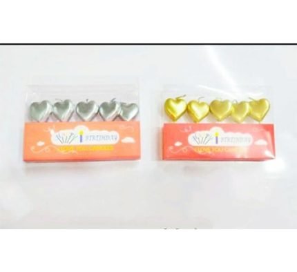 Heart Metallic Candle