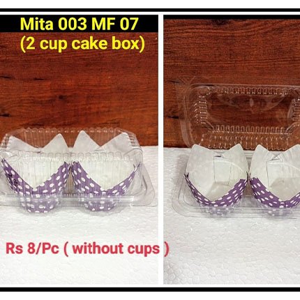 2 Cup Cake Box