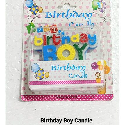 Birthday Boy Candle