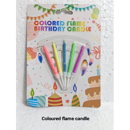 Coloured Flame Candle