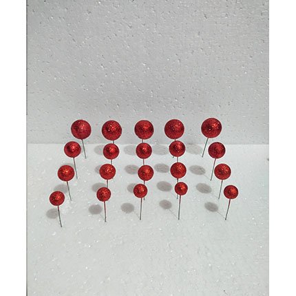 Faux Glitter Ball Cake Topper