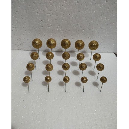 Faux Glitter Ball Cake Topper