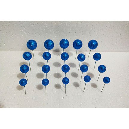 Faux Glitter Ball Cake Topper
