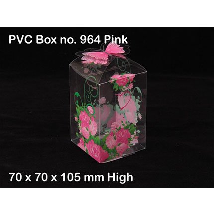 Chocolate Box Pvc Box No. 964 Pink ( 10 Box )