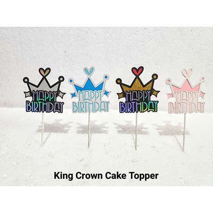 King Crown Cake Topper