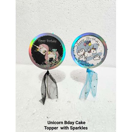 Unicorn Bday Topper
