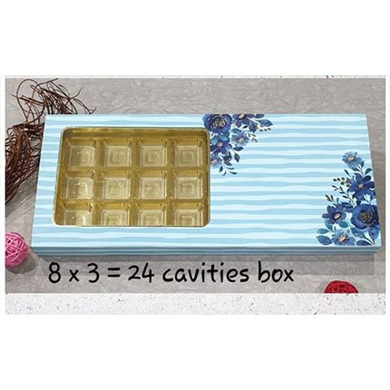 24 Cavity Chocolate Box