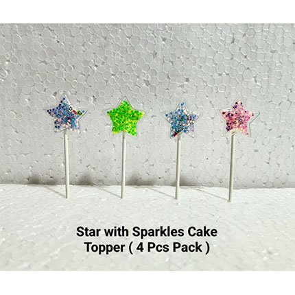 Star With Sparkler Topper