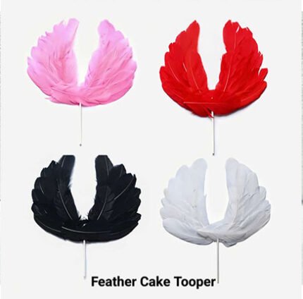 Feather Cake Topper