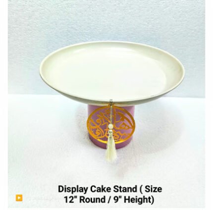 Display Cake Stand ( Size12”Round/9Height)