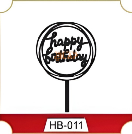 5″ Acrylic Topper