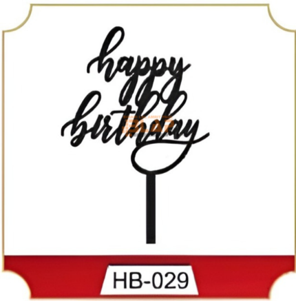 5″ Acrylic Topper