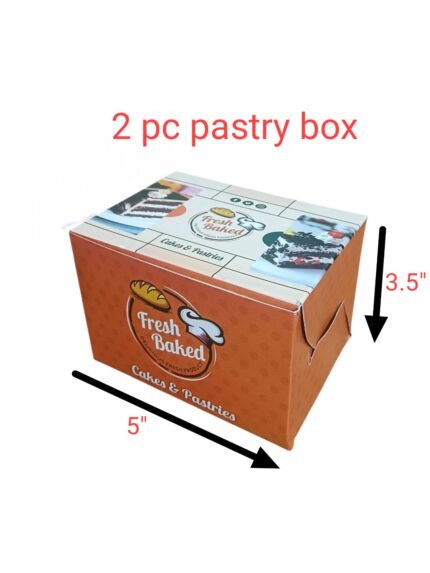 2 pastry box – Rs. 3.50 ( 1 Box ) MOQ (100 Box)