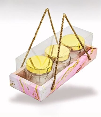 3 Jar Hamper Box Rs. 40 (1Pc ) MOQ (50 Pcs)