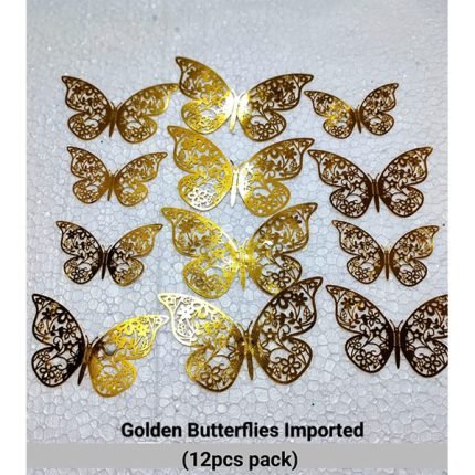 Golden Non Edible Butterfly