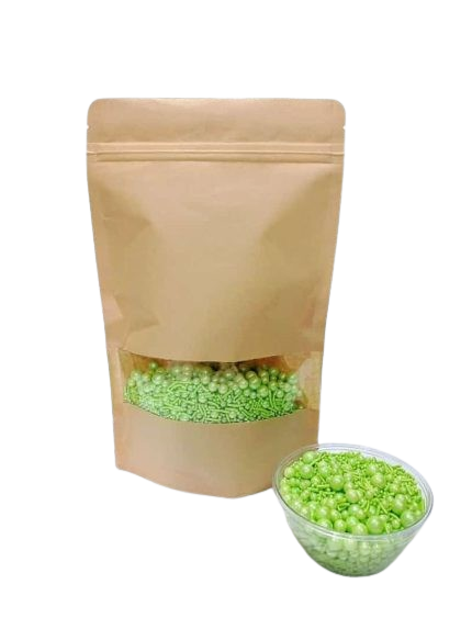 Glamour Pearls With Vermicelli Green Colour (1Kg Pack)