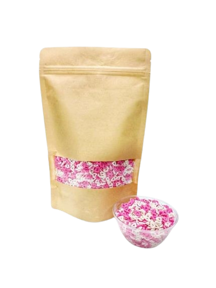 Hollow Heart Shape Sprinklers (1 Kg Pack)