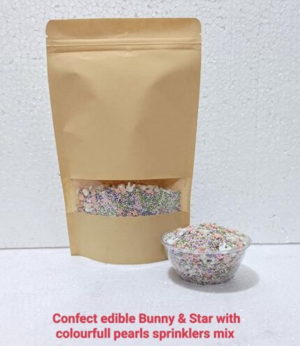 Confect edible Bunny & Star With Colourfull Sprinklers (250gm)