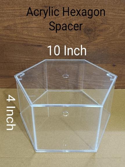 Acrylic Hexagon Spacer (1Pc)
