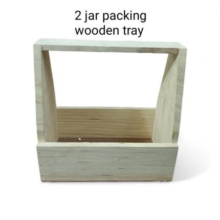2 Jar Packing Wooden Tray – Rs .105 /pc ( moq 5pc)