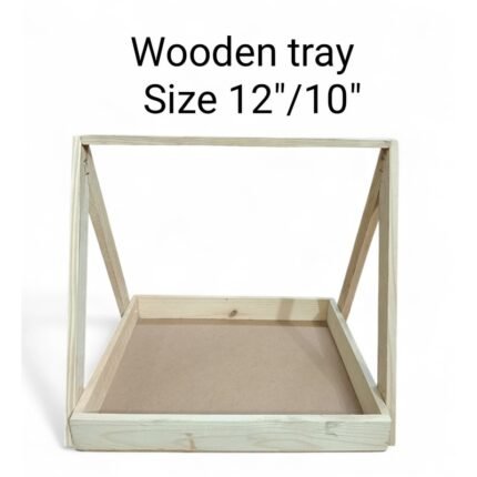 Wooden Tray Size- 12″/10″- Rs .175/pc ( moq 5pc)