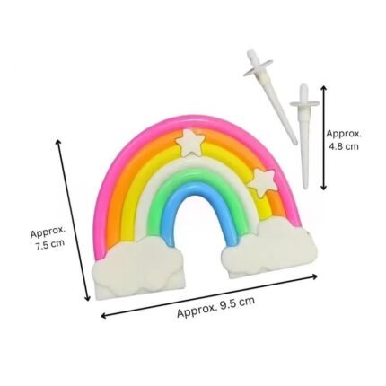 Rainbow Cake Topper (1 Pc)