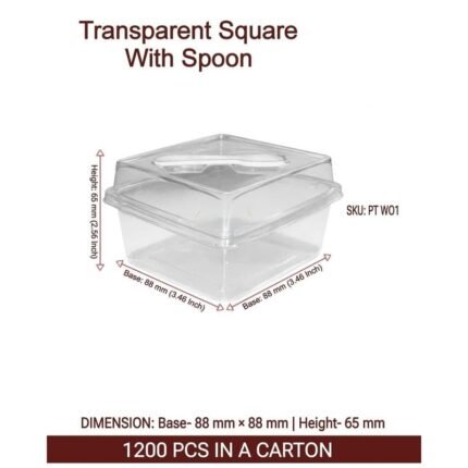 Cheese Cake Box – Item Code – W-01 ( Rs.10 /1 Pc/ 1200 pcs carton )