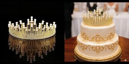 Fancy Cake Crown Metal (1 Pc)