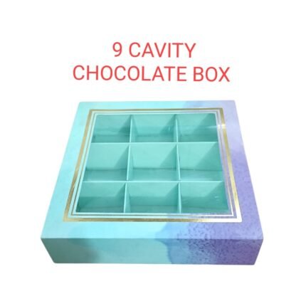 9 Cavity Chocolate Box  (1 Pc)