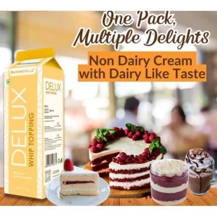 Delux Whip Topping – Rs .95.84 (1kg pack) – Rs. 1150 (12kg box)