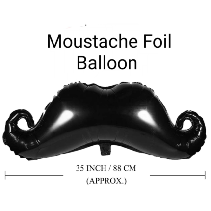 Moustache Foil Balloon (1Pc)