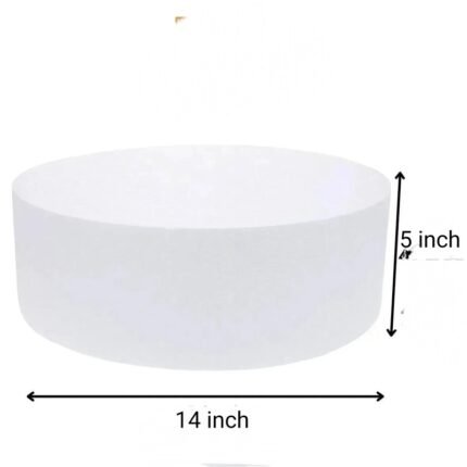 Round Cake Dummy ( 14″ dia / 5″ height) (1Pc)