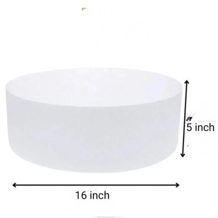 Round Cake Dummy ( 16″ dia / 5″ height) (1Pc)