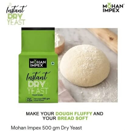 Mohan Impex Instant Dry Yeast – Rs.330 (1 Kg )- Rs.3300 (10 Kgs Carton)